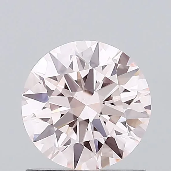 0.92ct ROUND Fancy Pink VS1 Coloured Lab diamond