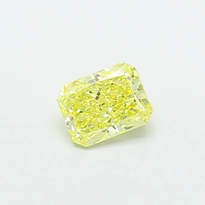 0.99ct RADIANT Fancy Yellow VS2 Coloured Lab diamond