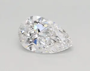 0.54ct PEAR D FL Lab diamond