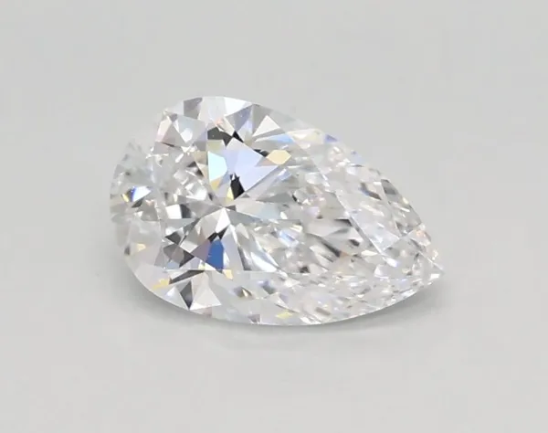 0.54ct PEAR D FL Lab diamond