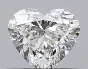 0.5ct HEART H VVS1 Natural diamond