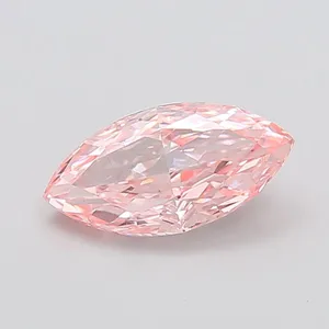 2.01ct MARQUISE Fancy Vivid Pink VS1 Coloured Lab diamond