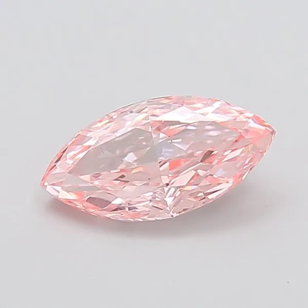 2.01ct MARQUISE Fancy Vivid Pink VS1 Coloured Lab diamond