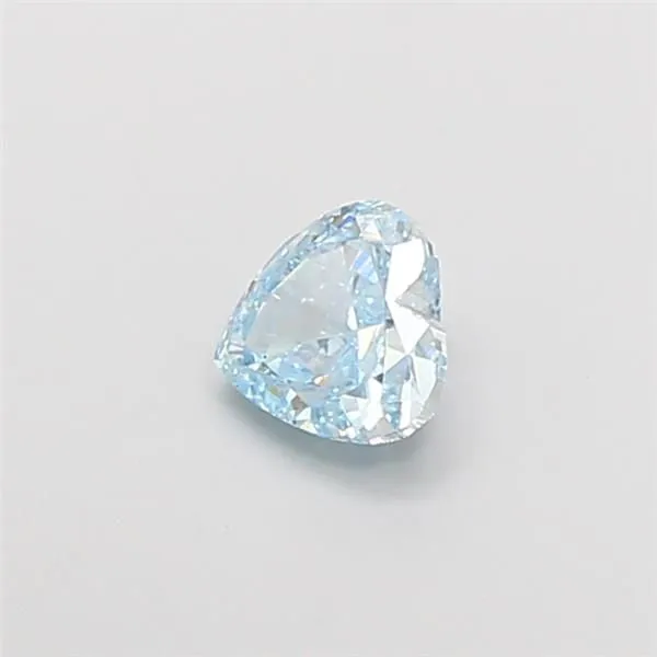 1.01ct HEART Fancy Vivid Blue VS1 Coloured Lab diamond