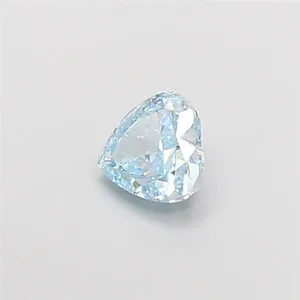1.01ct HEART Fancy Vivid Blue VS1 Coloured Lab diamond