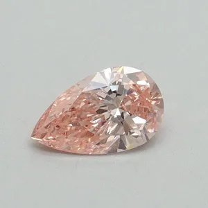 0.31ct PEAR Fancy Vivid Pink VS1 Coloured Lab diamond