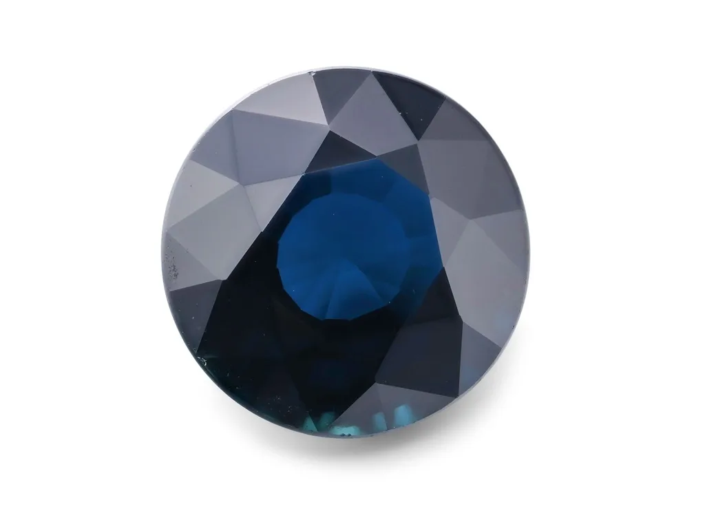 3.65ct Blue Sapphire, Round gemstone