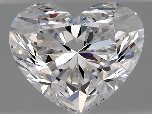 0.7ct HEART D VS2 Natural diamond