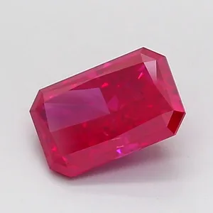 1.02ct RADIANT Fancy Vivid Pink SI1 Coloured Lab diamond