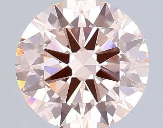 0.71ct ROUND Fancy Intense Pink VS1 Coloured Lab diamond