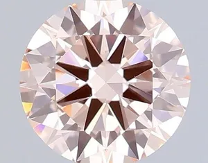 0.71ct ROUND Fancy Intense Pink VS1 Coloured Lab diamond