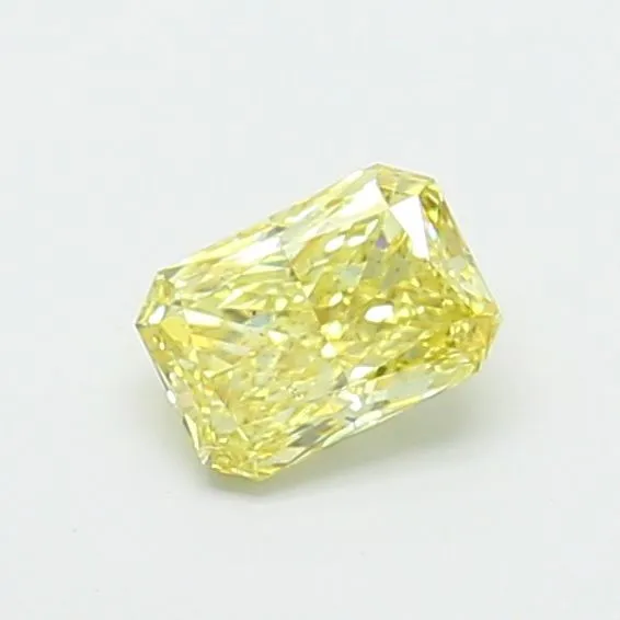 1.03ct RADIANT Fancy Intense Yellow VS2 Coloured Lab diamond