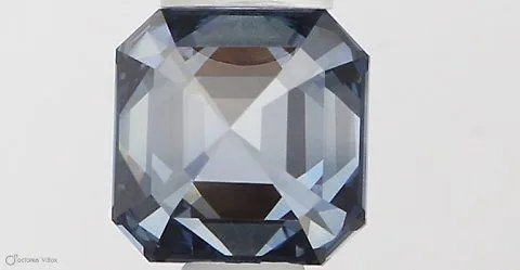 0.53ct EMERALD Fancy Deep Blue VVS1 Coloured Lab diamond