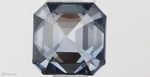 0.53ct EMERALD Fancy Deep Blue VVS1 Coloured Lab diamond