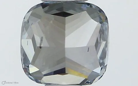 0.53ct CUSHION Fancy Intense Blue SI1 Coloured Lab diamond