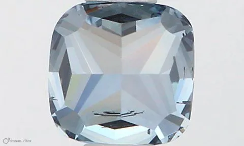 0.48ct CUSHION Fancy Vivid Blue SI1 Coloured Lab diamond