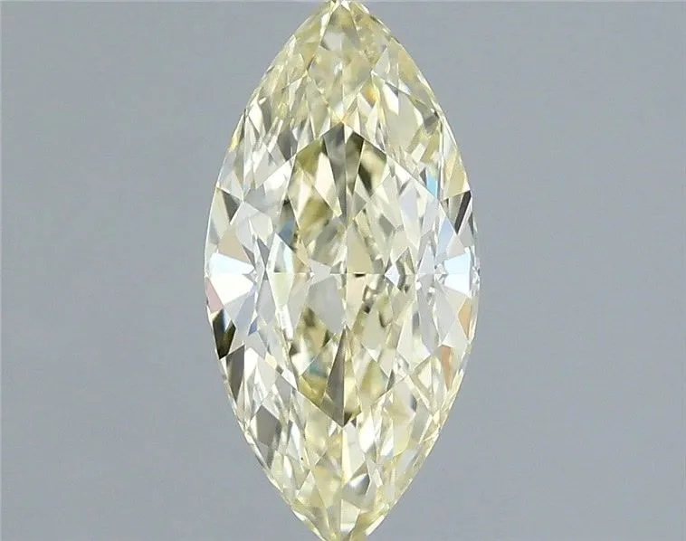 1.01ct MARQUISE Fancy Light Yellow VS1 Coloured Lab diamond