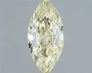 1.01ct MARQUISE Fancy Light Yellow VS1 Coloured Lab diamond
