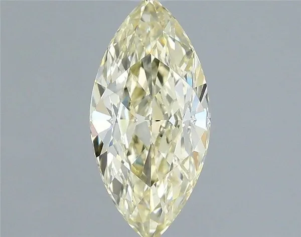 1.01ct MARQUISE Fancy Light Yellow VS1 Coloured Lab diamond