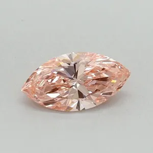 0.31ct MARQUISE Fancy Vivid Pink VS1 Coloured Lab diamond