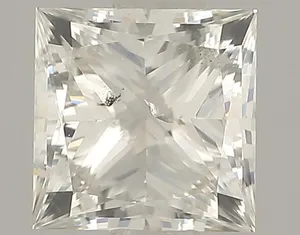 1ct PRINCESS H SI2 Natural diamond