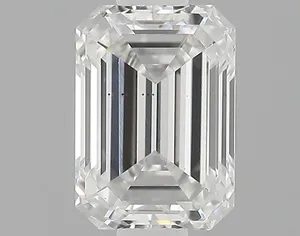 0.7ct EMERALD F VS2 Lab diamond