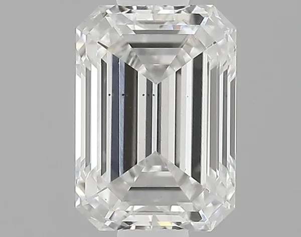 0.7ct EMERALD F VS2 Lab diamond