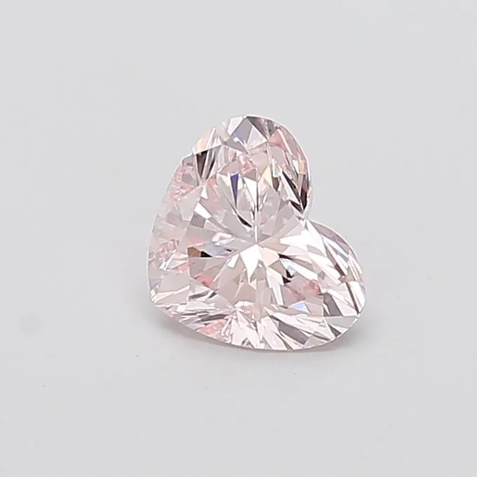 1.06ct HEART Fancy Pink VS1 Coloured Lab diamond