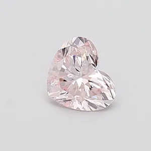 1.06ct HEART Fancy Pink VS1 Coloured Lab diamond