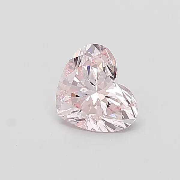 1.06ct HEART Fancy Pink VS1 Coloured Lab diamond