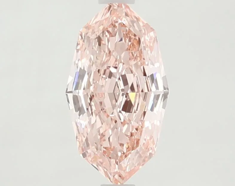 1.09ct MARQUISE Fancy Vivid Pink VVS2 Coloured Lab diamond