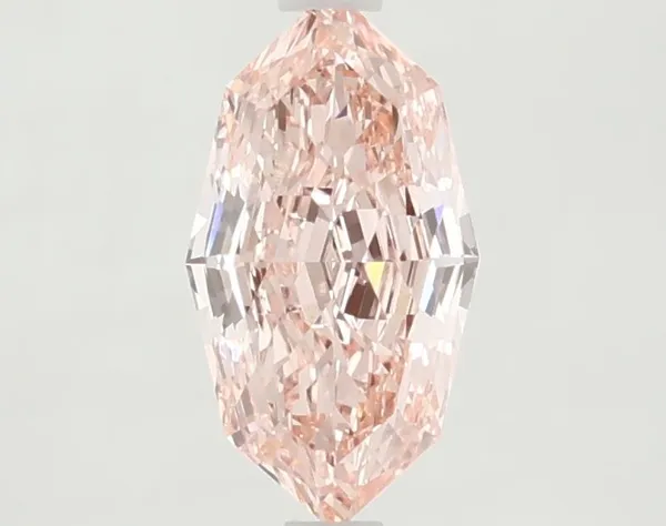 1.09ct MARQUISE Fancy Vivid Pink VVS2 Coloured Lab diamond