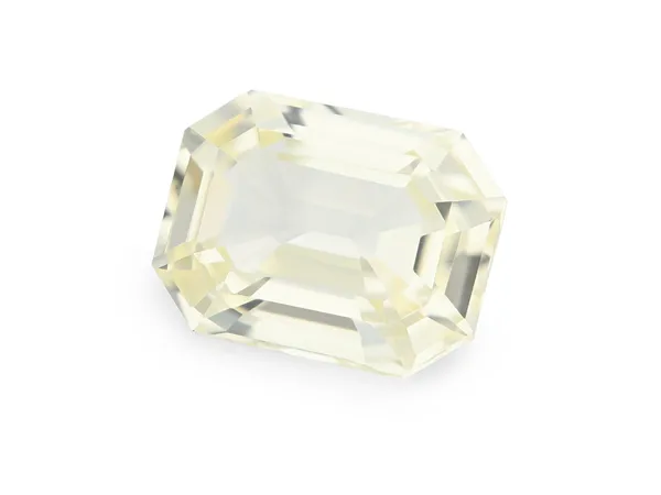 3.29ct Yellow Sapphire, Emerald Cut gemstone