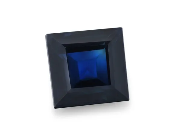 2.54ct Blue Sapphire, Square cut gemstone