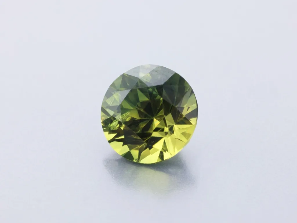 1.18ct Parti Sapphire, Round gemstone
