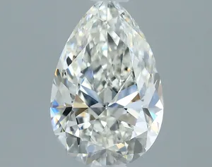 0.5ct PEAR H VVS2 Natural diamond