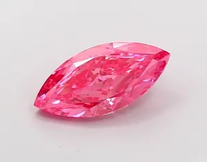 2.22ct MARQUISE Fancy Vivid Pink VVS2 Coloured Lab diamond