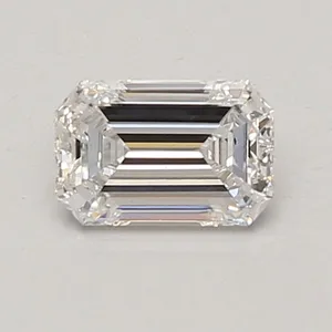 0.76ct EMERALD D VS2 Lab diamond