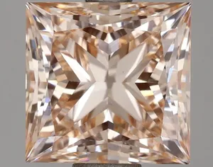 2.5ct PRINCESS Fancy Intense Pink VS1 Coloured Lab diamond
