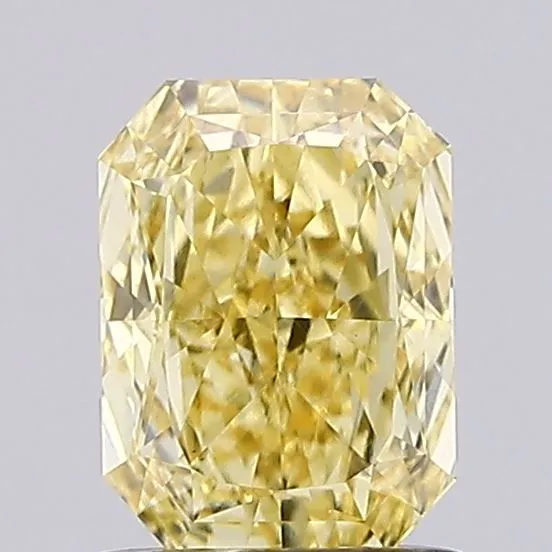 1.09ct RADIANT Fancy Intense Yellow VS1 Coloured Lab diamond