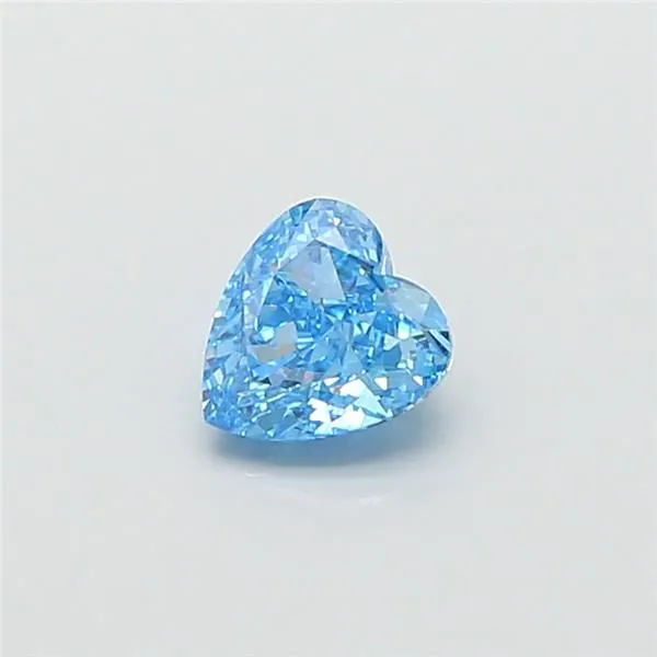 1.03ct HEART Fancy Vivid Blue VS2 Coloured Lab diamond