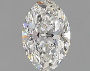 0.58ct OVAL F VVS2 Natural diamond