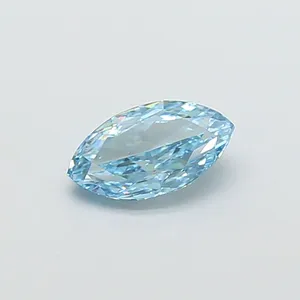 1.5ct MARQUISE Fancy Vivid Blue VS1 Coloured Lab diamond