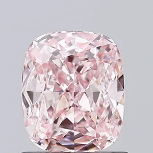 1.07ct CUSHION Fancy Intense Pink VS1 Coloured Lab diamond