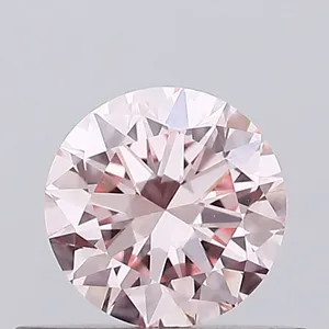 0.42ct ROUND Fancy Intense Pink VVS2 Coloured Lab diamond