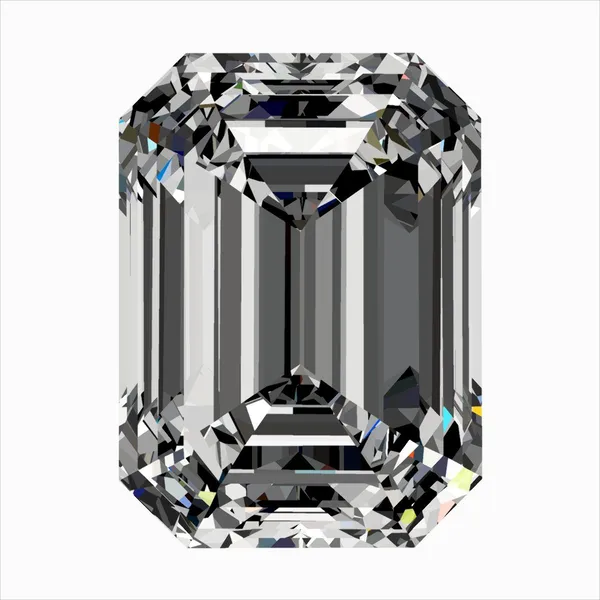 0.42ct EMERALD F VVS2 Natural diamond