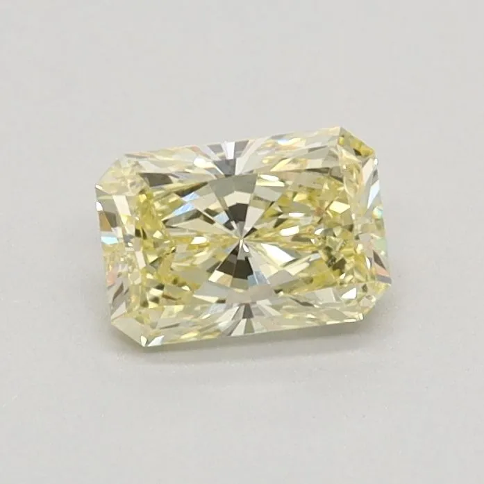 0.41ct RADIANT Fancy Yellow VVS2 Coloured Lab diamond
