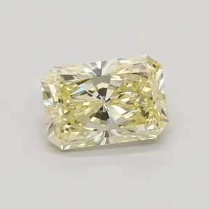 0.41ct RADIANT Fancy Yellow VVS2 Coloured Lab diamond