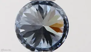 0.31ct ROUND Fancy Intense Blue VVS2 Coloured Lab diamond
