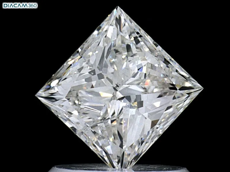 1.00ct PRINCESS H SI2 Natural diamond